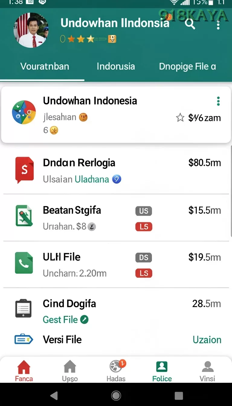 Cuplikan layar KINGDOM188 — pengaturan akun