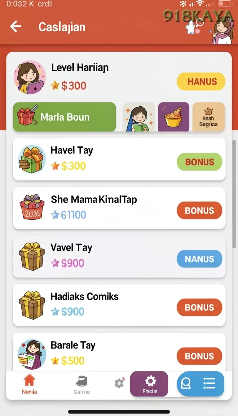 Cuplikan layar KETUA — aktivitas
