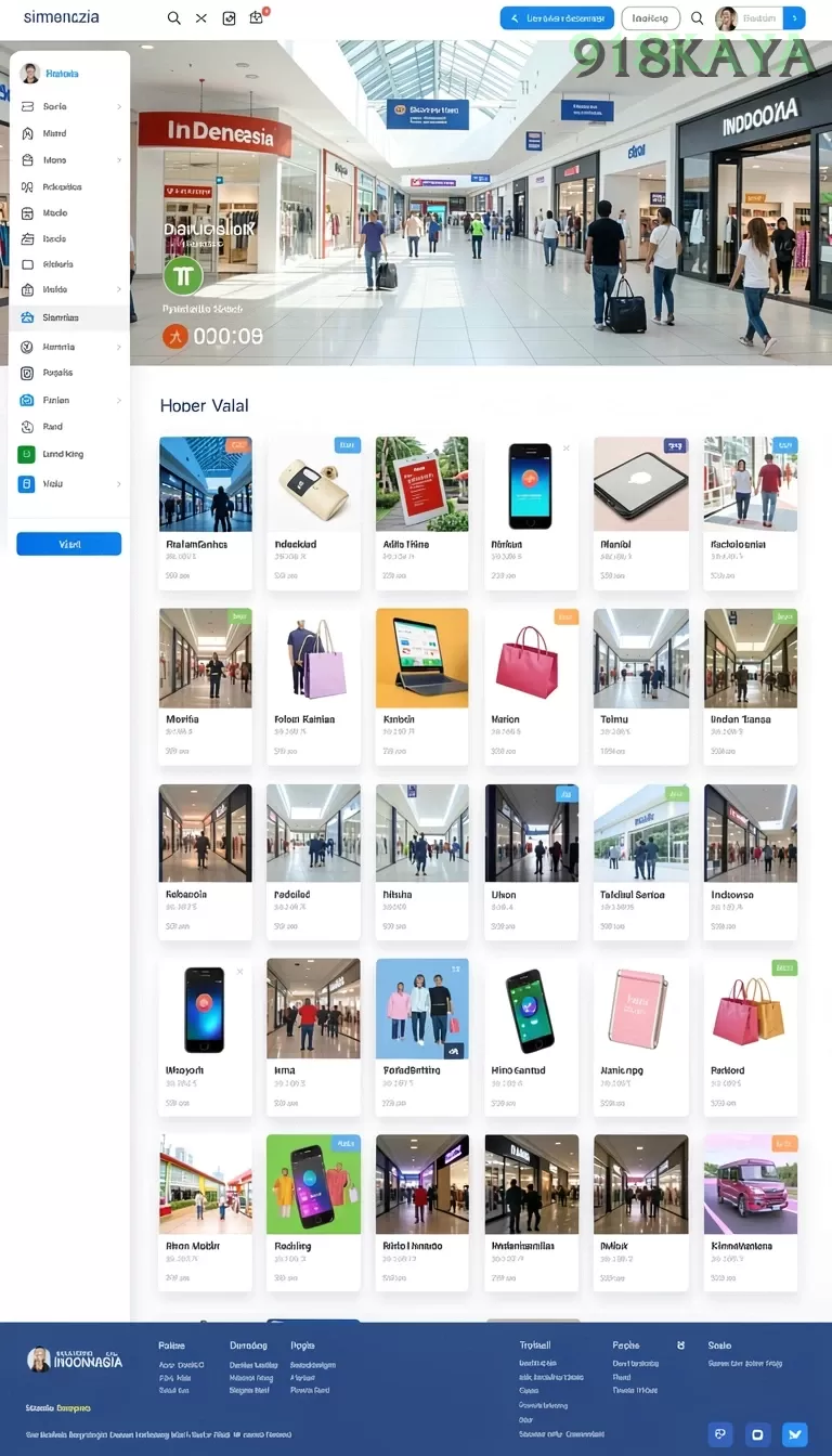 Cuplikan layar GOTO77 — menu navigasi